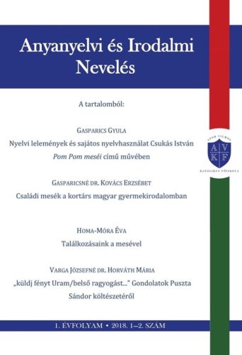 Anyanyelvi és Irodalmi Nevelés 2018. 1. lapszám