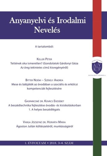 Anyanyelvi és Irodalmi Nevelés 2018. 2. lapszám