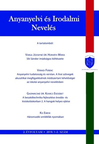 Anyanyelvi és Irodalmi Nevelés 2019. 1. lapszám