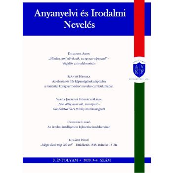 Anyanyelvi és Irodalmi Nevelés 2020. 2. lapszám