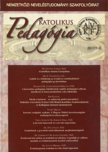 Katolikus pedagógia 2017/1-2